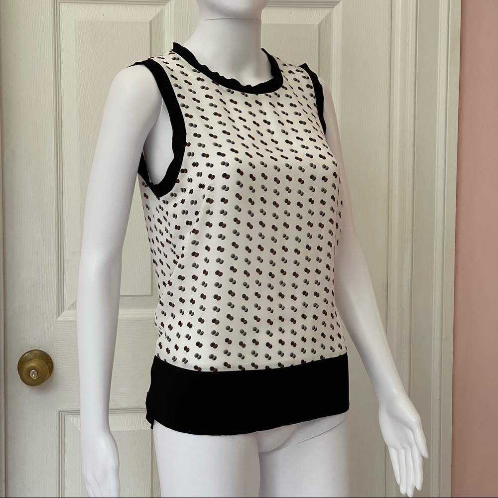 Trouve Belted Blouse size Small - Picture 2 of 9